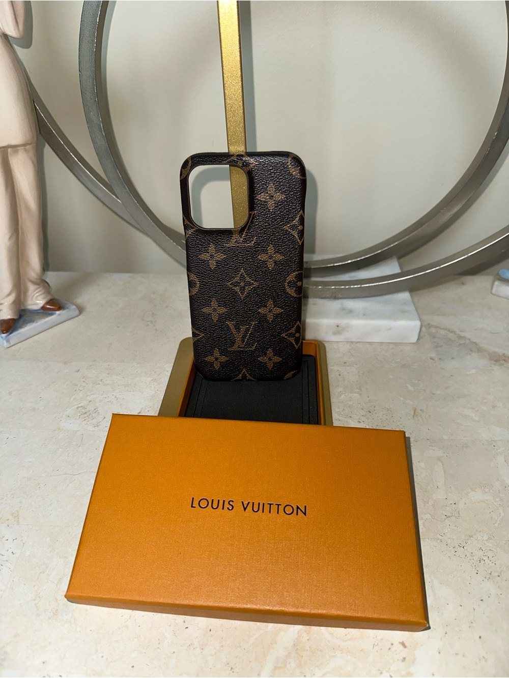 Monogram iPhone Case in Brown